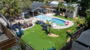 Putt Putt Huge Pool Fire Pit BBQ